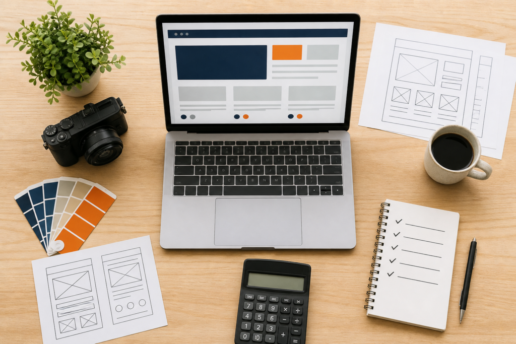 Kostenfaktoren einer Firmenhomepage mit Webdesign, Inhalten, Technik und Projektplanung