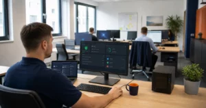 IT-Systembetreuung für kleine Unternehmen mit zentralem Client Management