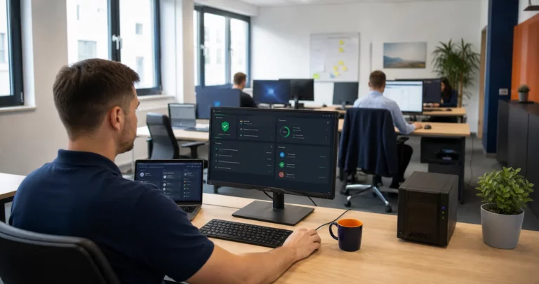 IT-Systembetreuung für kleine Unternehmen mit zentralem Client Management