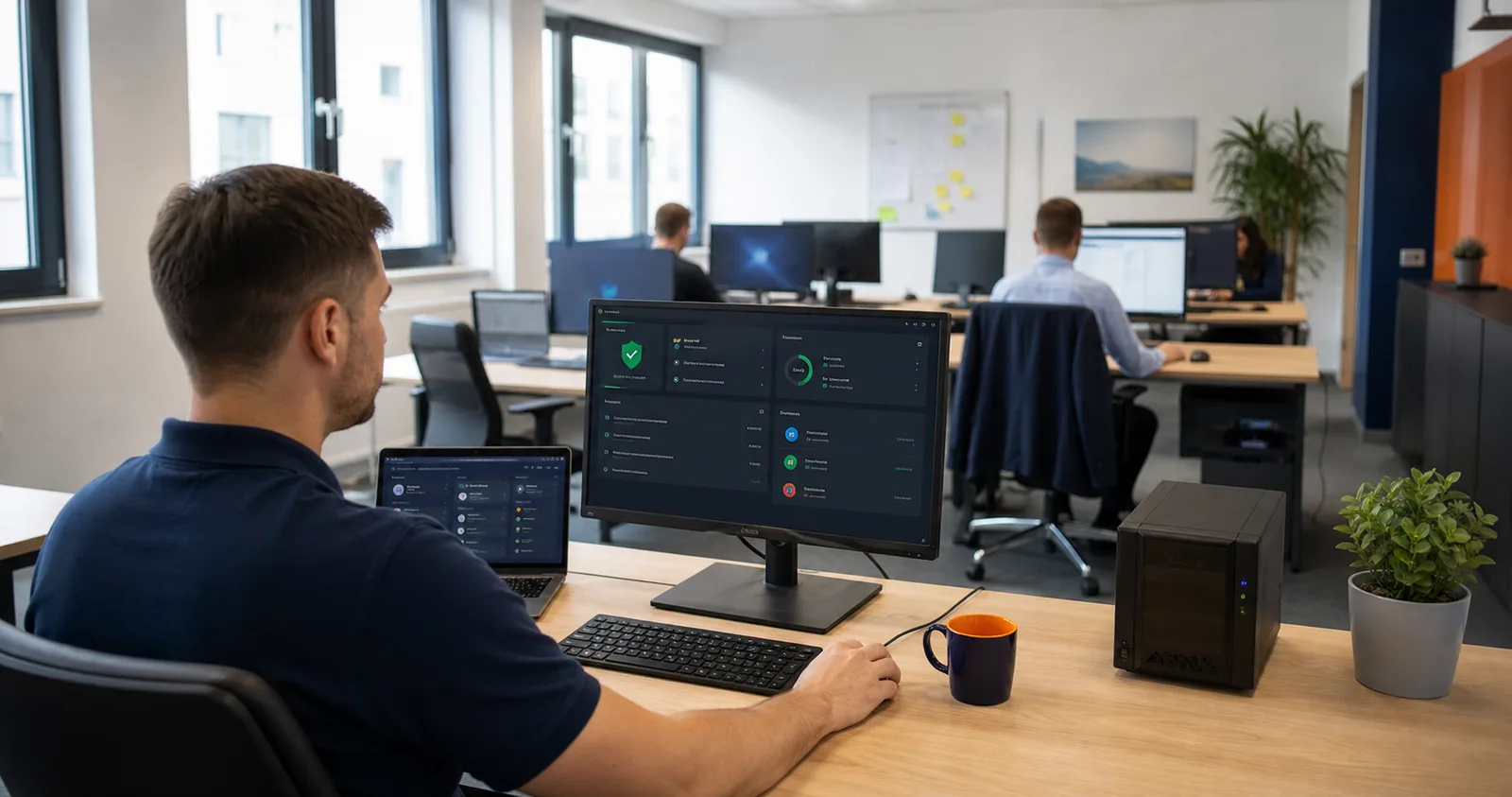 IT-Systembetreuung für kleine Unternehmen mit zentralem Client Management