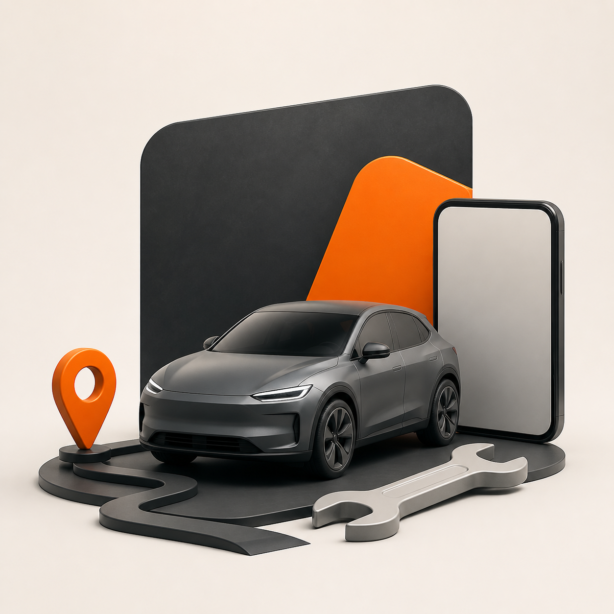 Illustration zu Mobilität und Automotive